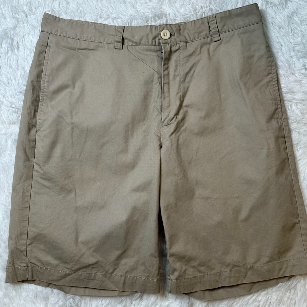 Vineyard Vines Club Shorts Mens 33 Khaki Cotton Twill Chino 1H067968